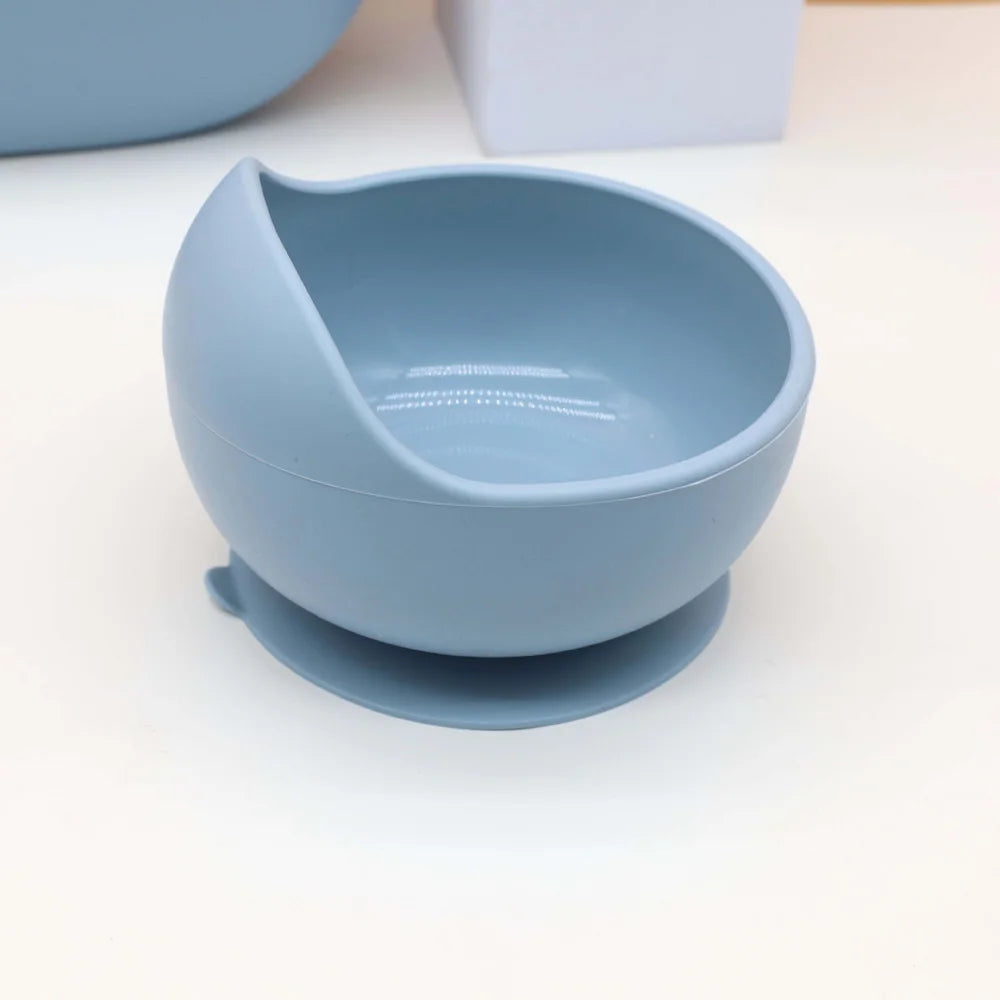 7pcs baby silicone tableware set