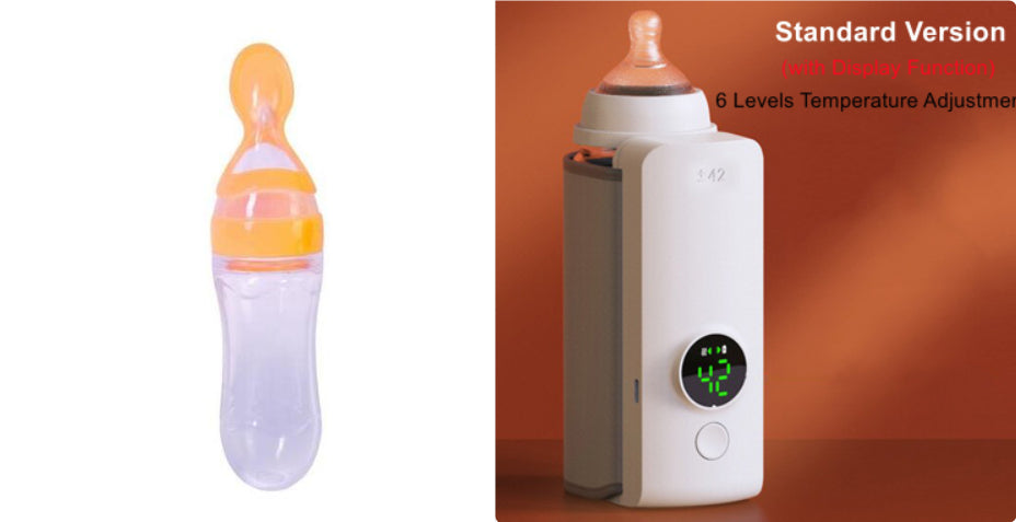 Portable Wireless Baby Bottle Warmer – Cordless & Travel-Ready