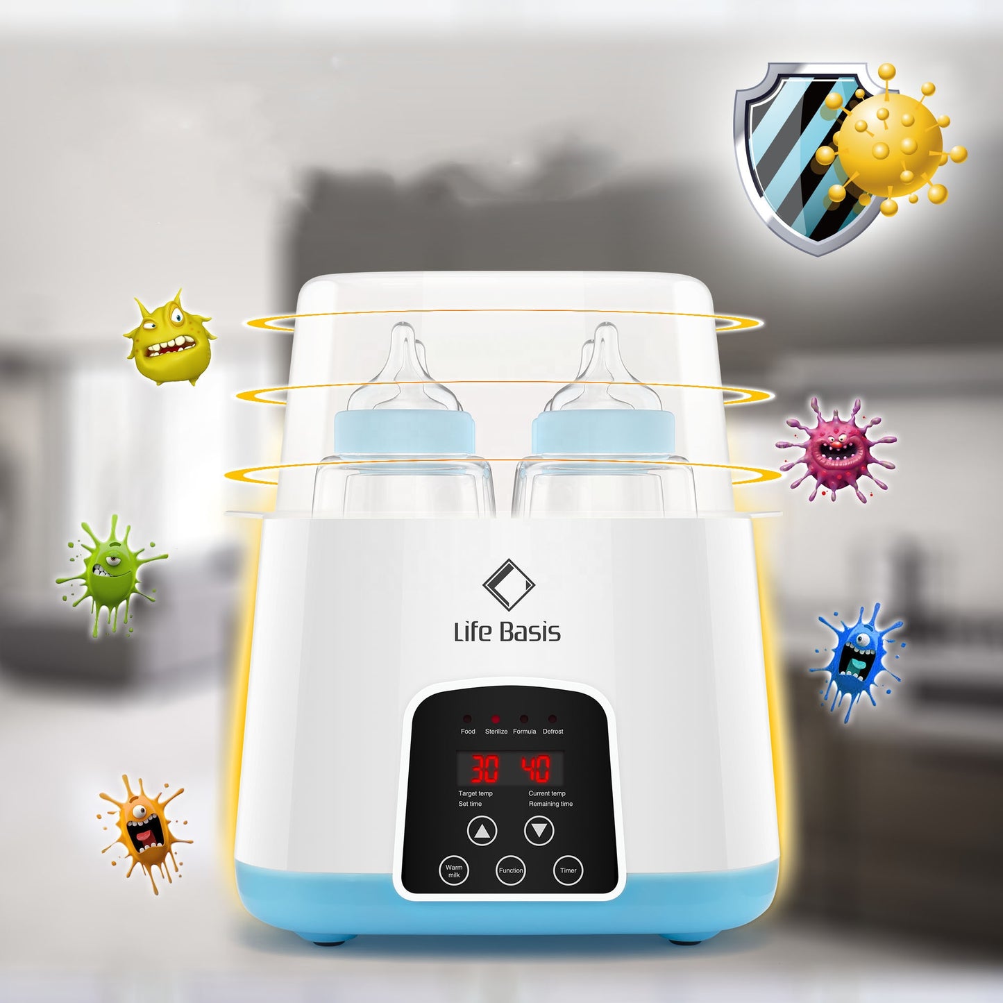 Baby Automatic Feeding Bottle – Heating Thermostat