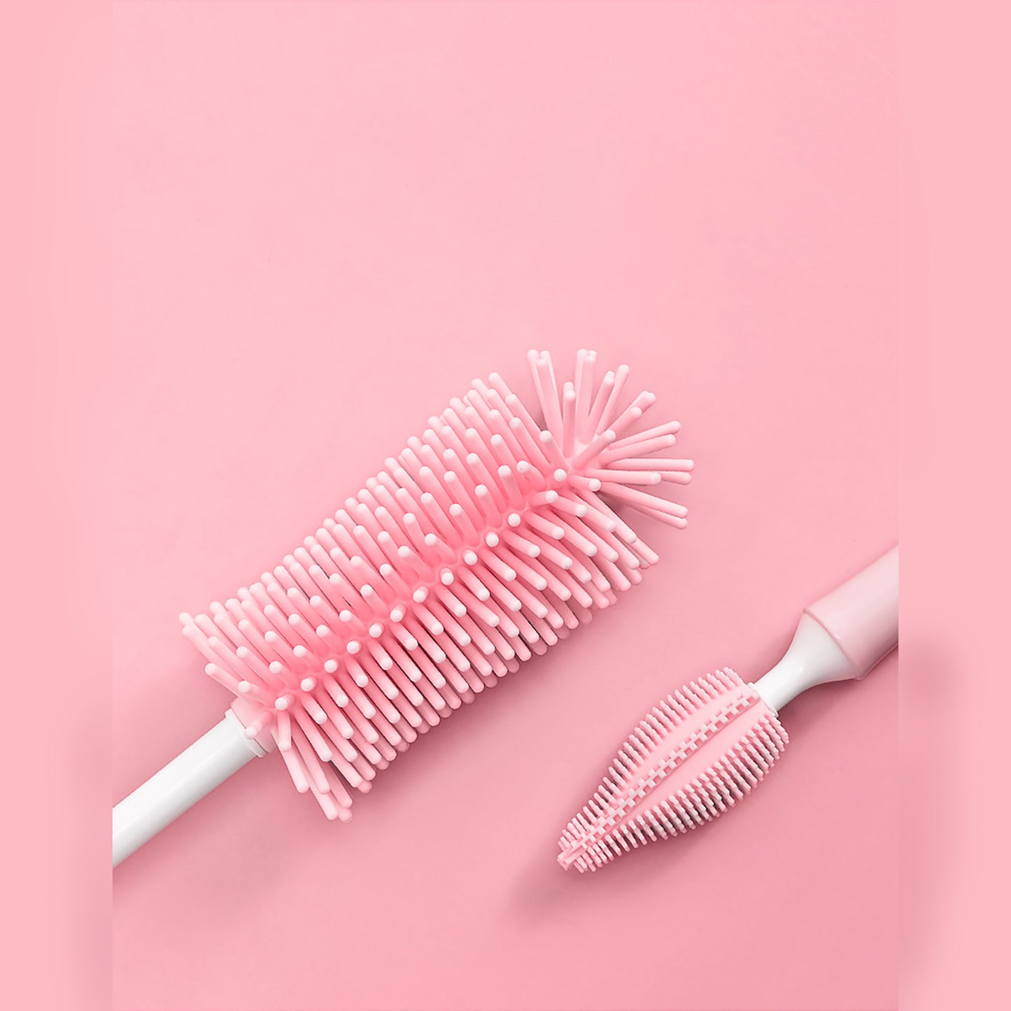 Straw Scrubbing Baby Bottle Brush Cleaning