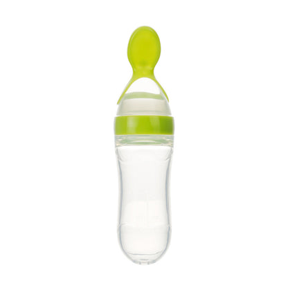Toddler Squeeze Feeder Bottle with Spoon – Easy Feeding
