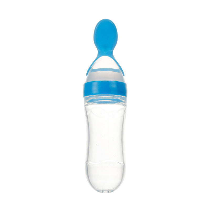 Toddler Squeeze Feeder Bottle with Spoon – Easy Feeding