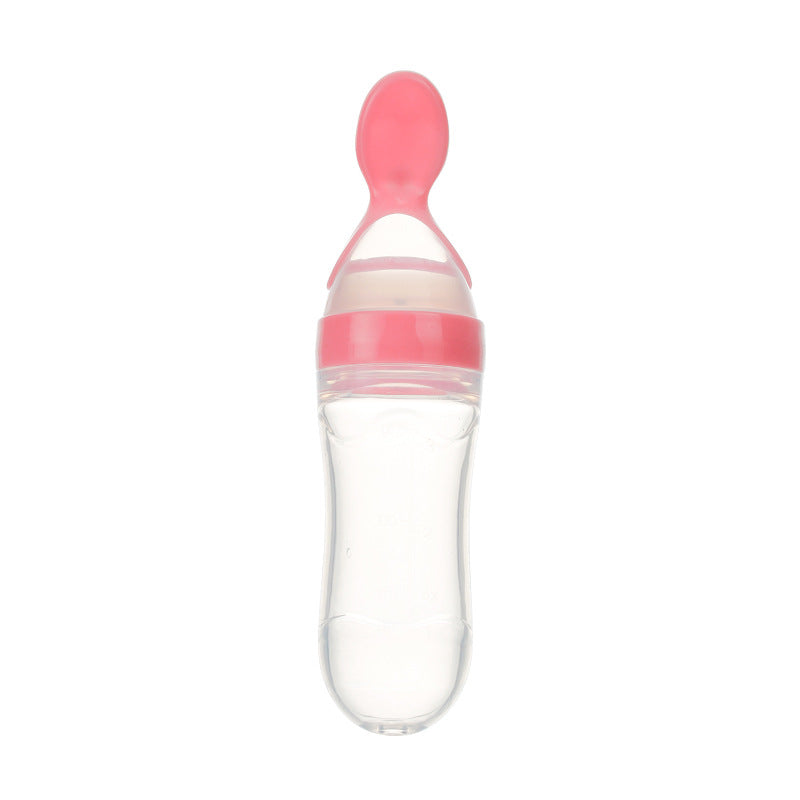 Toddler Squeeze Feeder Bottle with Spoon – Easy Feeding