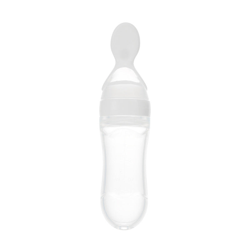 Toddler Squeeze Feeder Bottle with Spoon – Easy Feeding