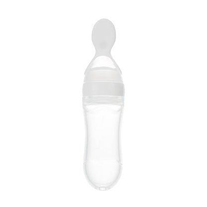Toddler Squeeze Feeder Bottle with Spoon – Easy Feeding