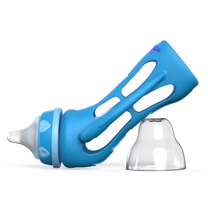 Newborn Glass Baby Bottle – Straw Design for Easy Feeding