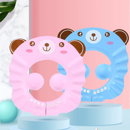 Safe Children Shampoo Bathing Shower Protect Head Cover