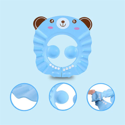 Safe Children Shampoo Bathing Shower Protect Head Cover