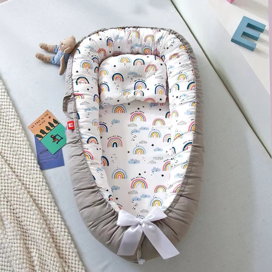 Newborn Baby Lounger Cotton Breathable