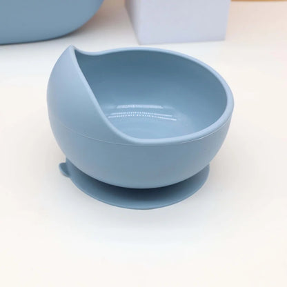 7pcs baby silicone tableware set