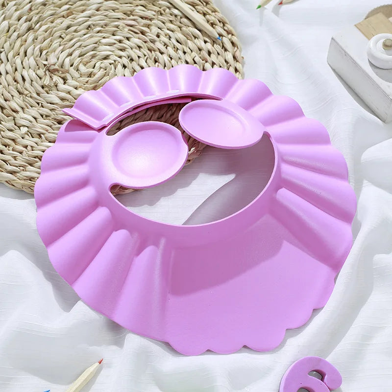 Safe Children Shampoo Bathing Shower Protect Head Cover