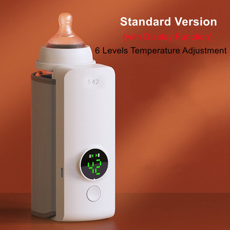 Portable Wireless Baby Bottle Warmer – Cordless & Travel-Ready